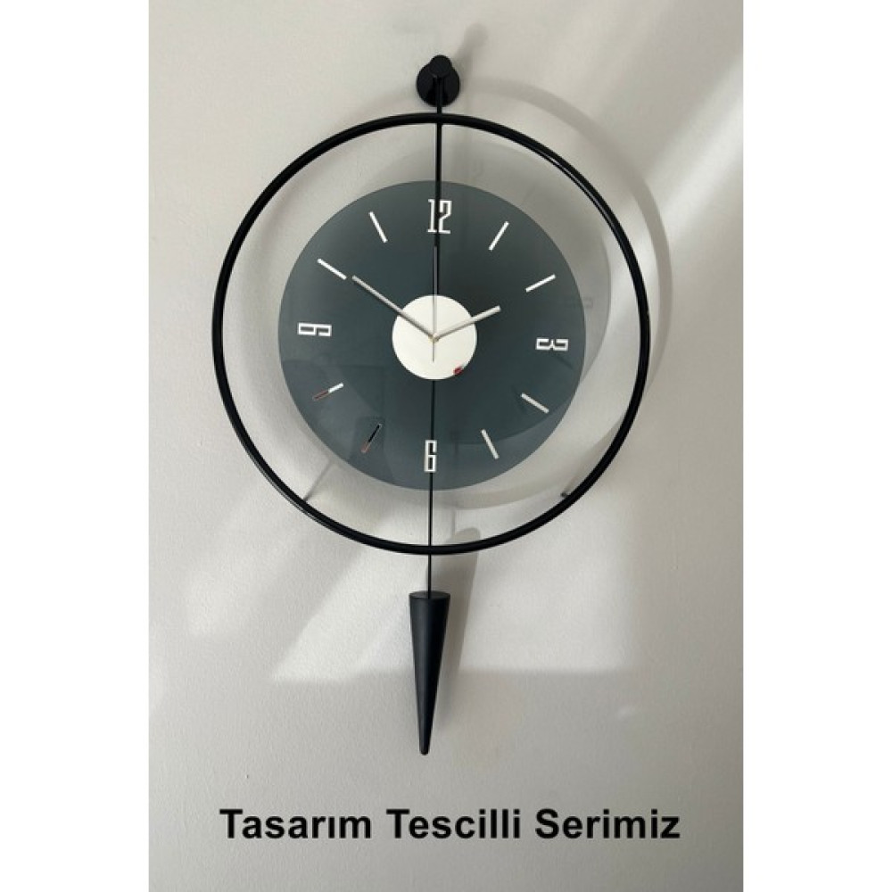 MetaQuartz Aksesuar Yuvarlak Orta Boy - Füme Masippi (E x C L U S I V E ) - Siyah Metal Duvar Saati 34 x 73 Gri Iskandi - Ahşap - 1 cm Dekoratif Saat Fiyatı