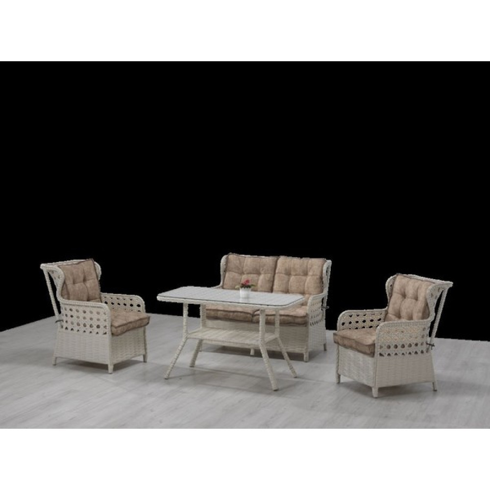 Metatek Montego Cappucino 2+1+1 Bahçe Takımı - Cappuccino Oto Boyaları Fiyatı