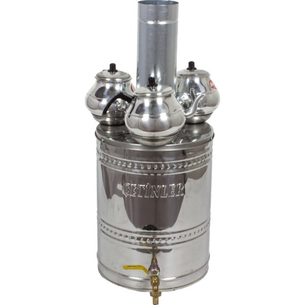 Metehan MTH-530 Battal Boy 30 lt 3 Demlikli Semaver Bahçe Aksesuarı Fiyatı