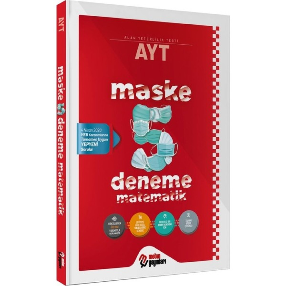 Metin Yayınları AYT Maske 5 Deneme Matematik Matematik Fiyatı