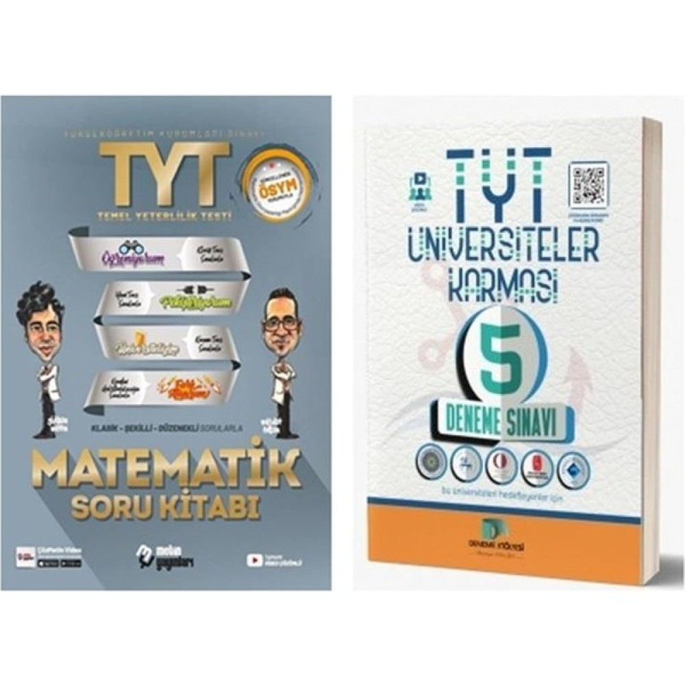Metin Yayınları TYT Matematik Soru Bankası + Deneme Atölyesi 5 Li Deneme Türkçe Fiyatı