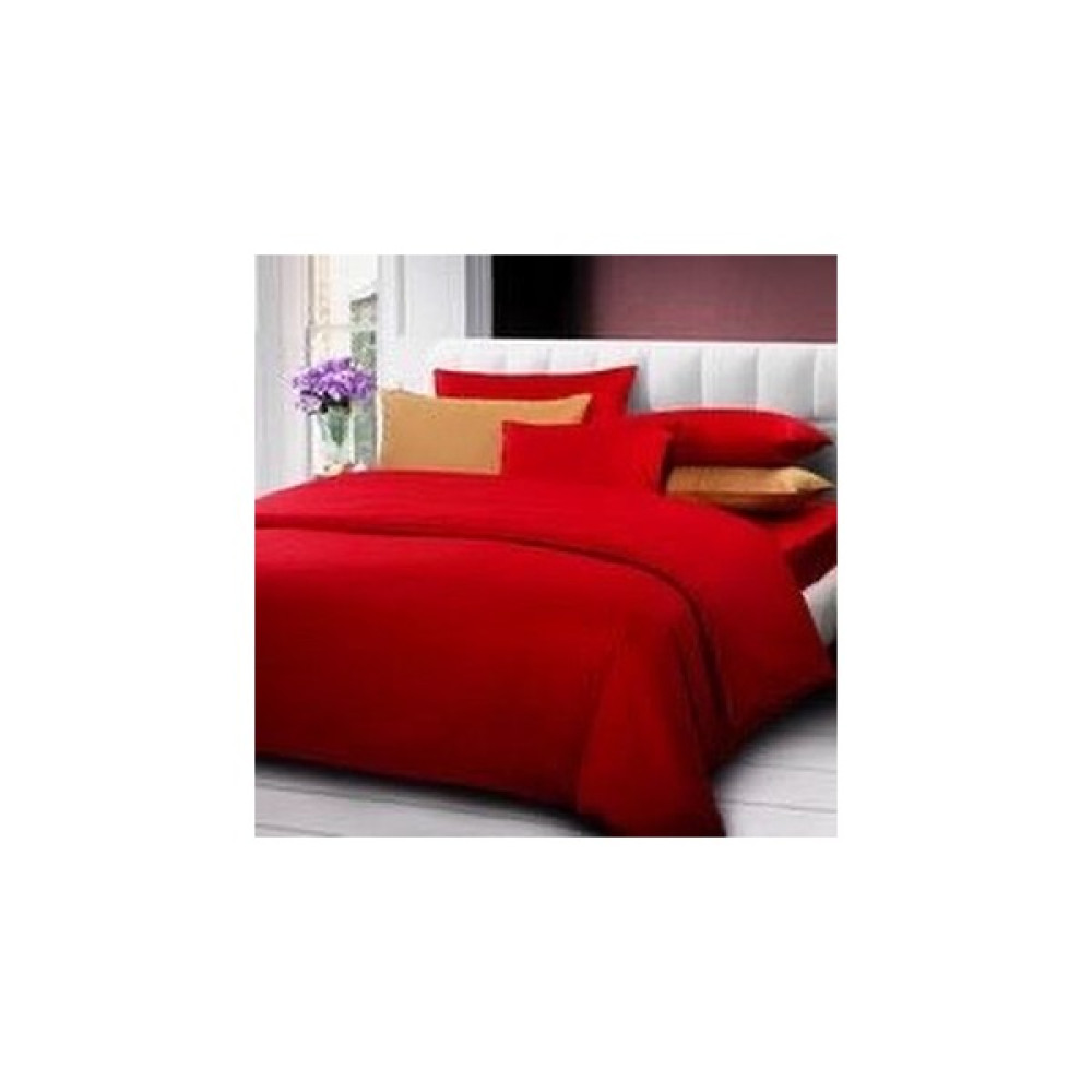 Metinev Kırmızı Kahve Battal Boy Pamuk Saten Nevresim Takımı - 220 x 240 cm Nevresim Takımı Fiyatı