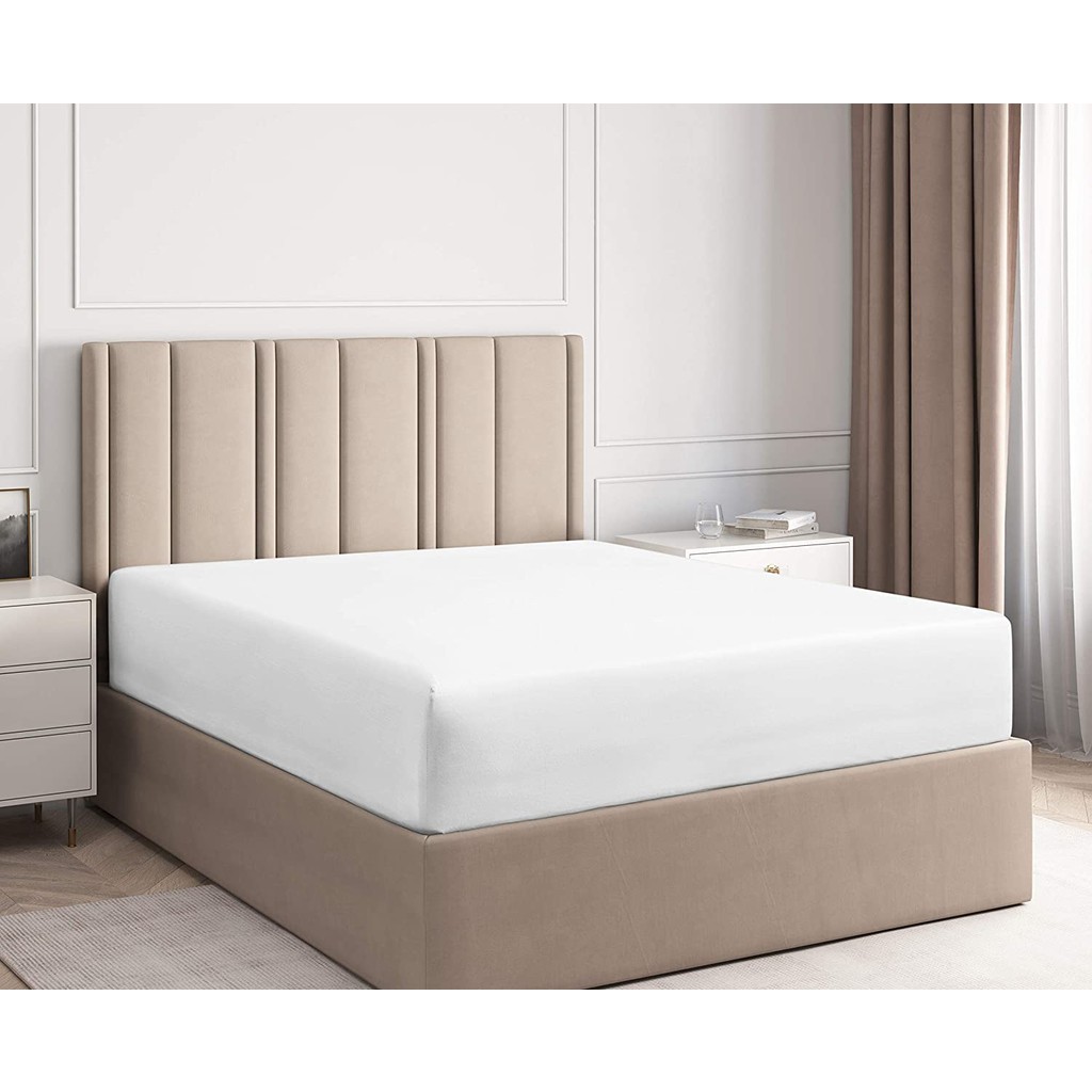 Metis Tekstil Metis Pamuk Çift Kişilik Lastikli(Fitted) Penye Çarşaf - Mint - Beyaz - 160 x 200 cm SSD / Solid State Drive Fiyatı