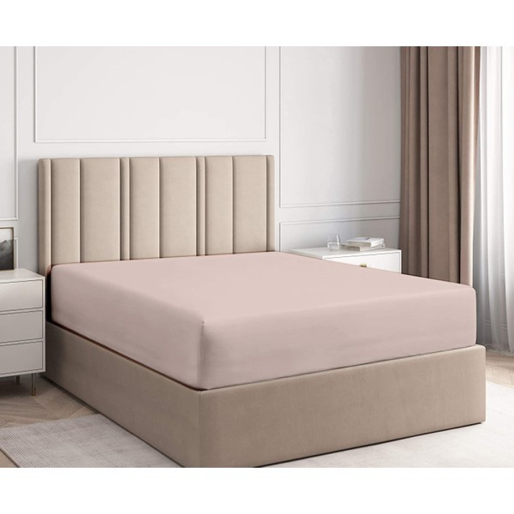 Metis Tekstil Metis Pamuk Tek Kişilik Lastikli(Fitted) Penye Çarşaf - Pudra - 100 x 200 cm Çarşaf Fiyatı