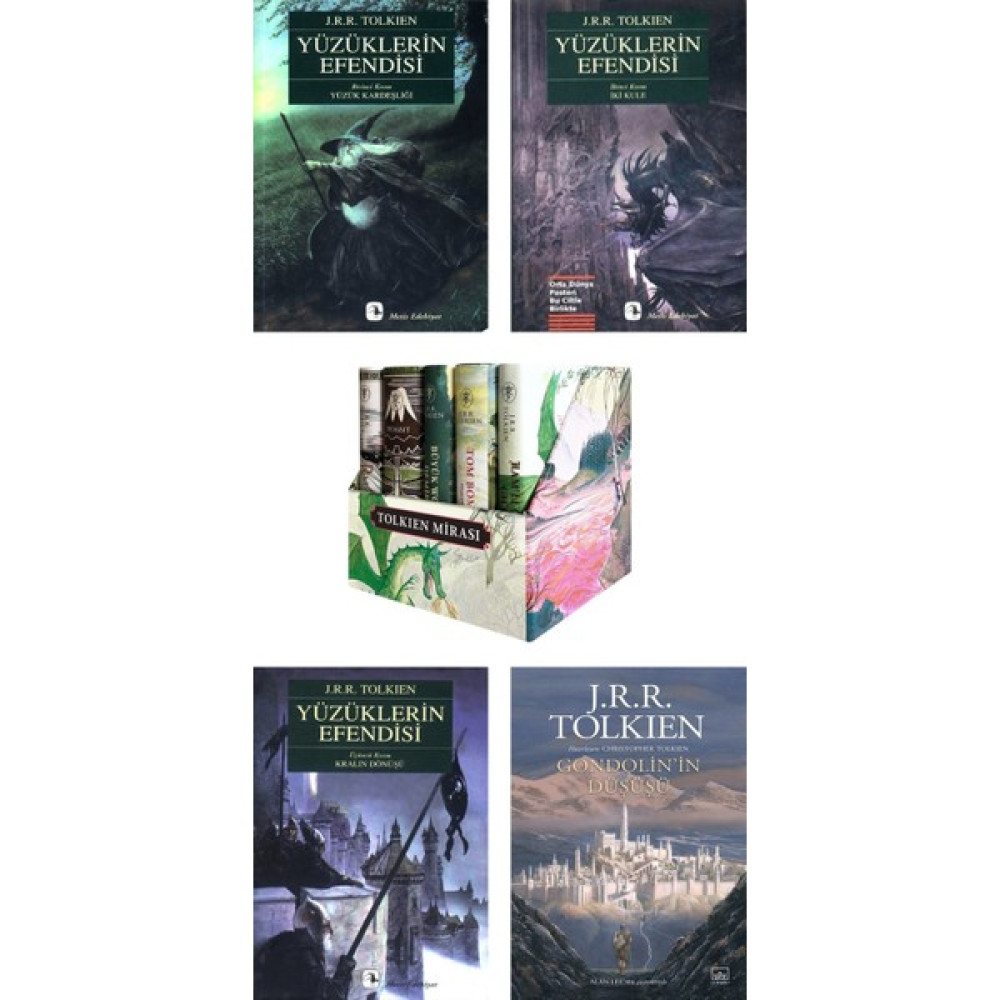 Metis Yayınları – Yüzüklerin Efendisi Yüzük Kardeşliği + Iki Kule + Kralın Dönüşü / 3 Kitap + Tolkien Mirası 5 Kitap Kutulu Set + Gondolin’in Düşüş... Bilim Kurgu & Fantastik Fiyatı