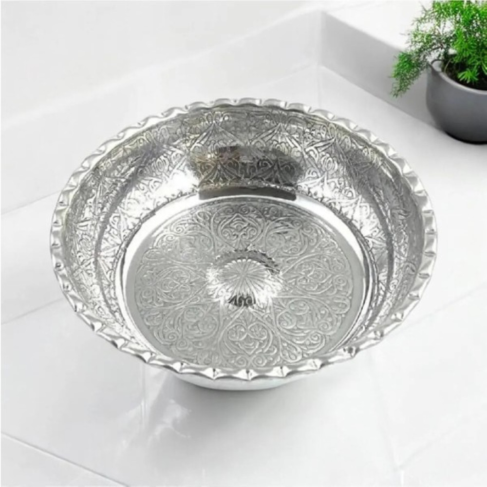 Metler Hamam Tası Banyo Tası Lüks Alüminyum Işlemeli Hamam Tası 21 cm Banyo Tası 1 Adet Oto Boyaları Fiyatı