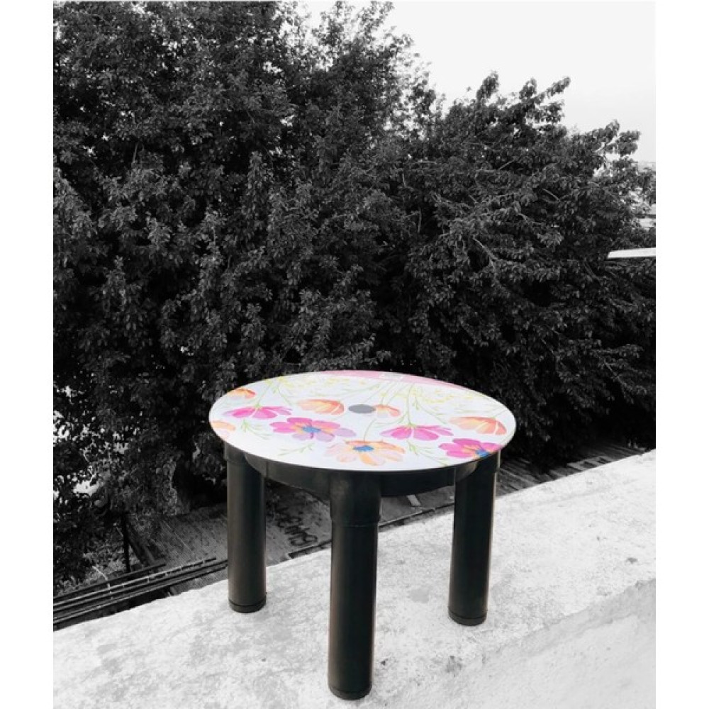 Metler Plastik Banyo Taburesi - Desenli - Plastik Ayak Kaymaz - Beyaz Yuvarlak Banyo Taburesi Banyo Aksesuarları Fiyatı