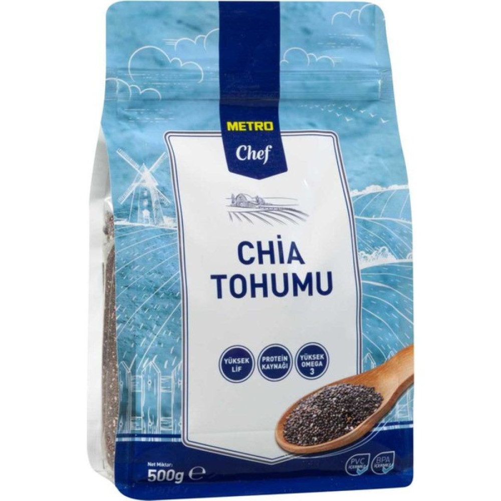 Metro Chef Chia 500 gr Tohum Bakliyat Baklagil Diğer Fiyatı
