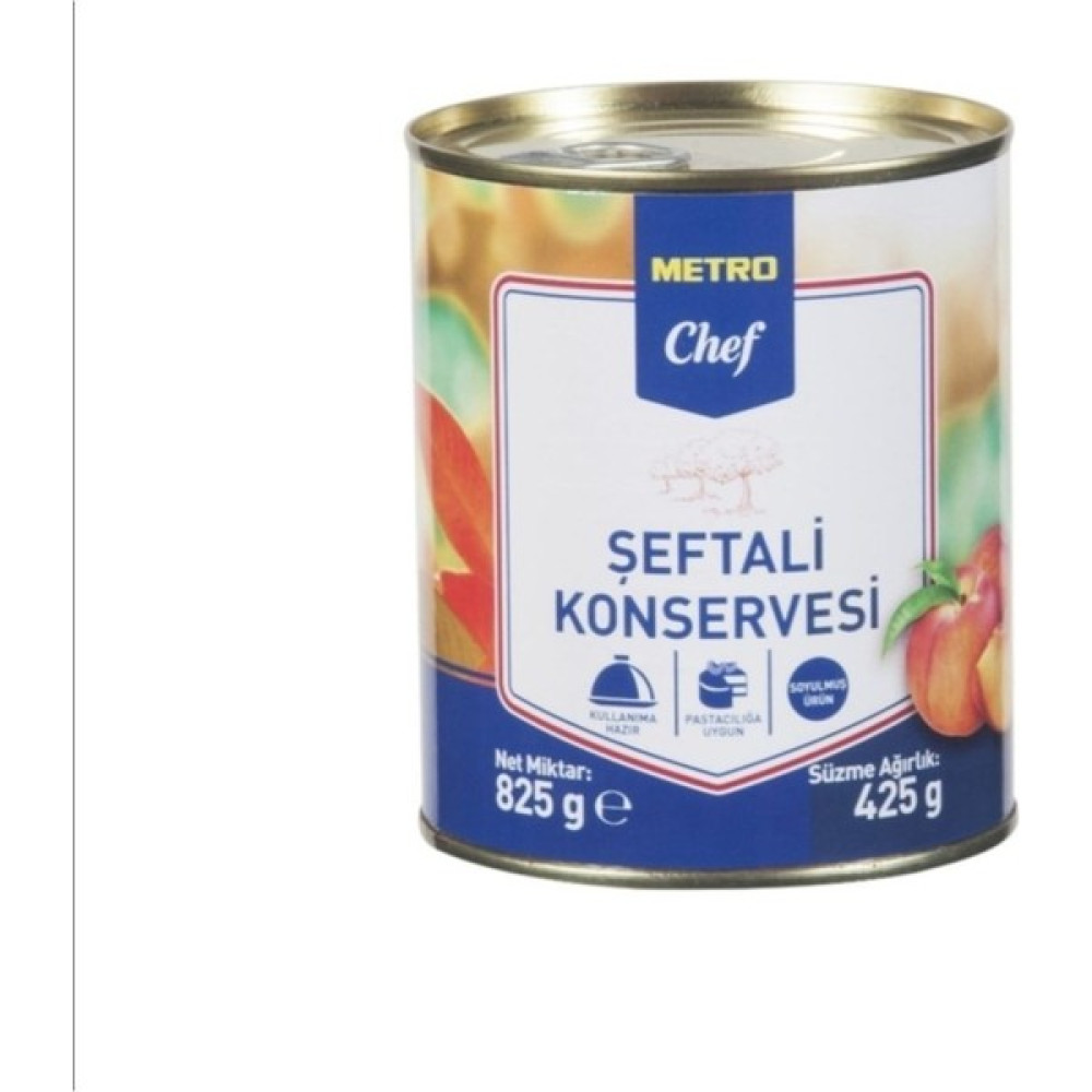 Metro Chef Şeftali Konserve 825 gr Konserve Fiyatı