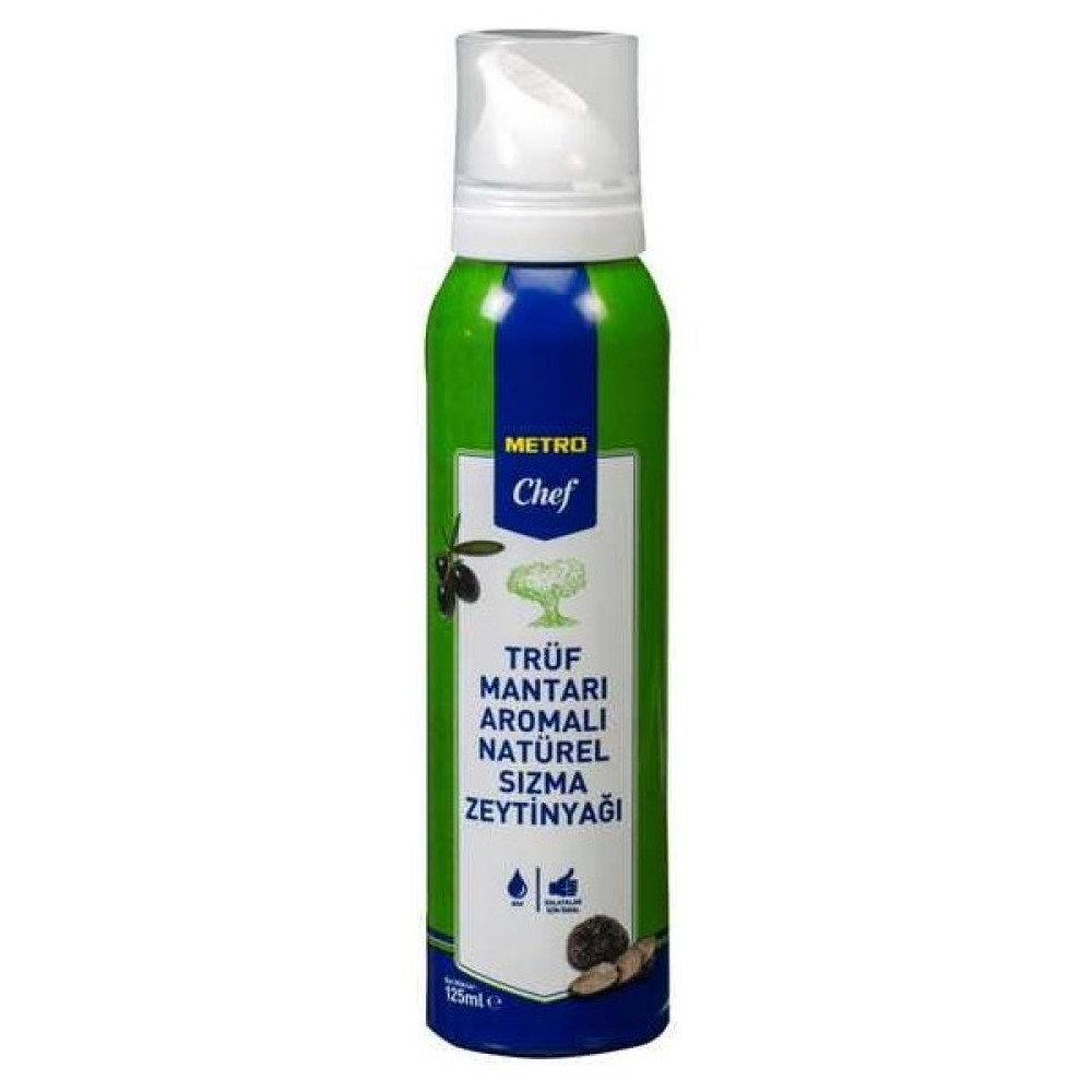 Metro Chef Sprey Trüf Mantarı Aromalı Natural Sızma Zeytinyağı - 125 ml Diğer Fiyatı