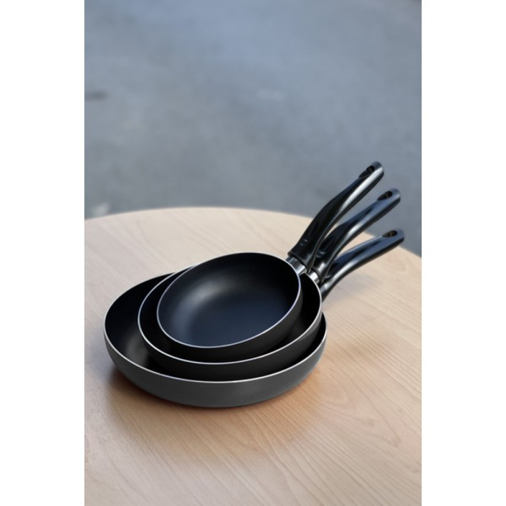 Metropolavm Teflon Tava Seti Siyah Teflon 16-20-24 cm 3'lü Tavalar Fiyatı