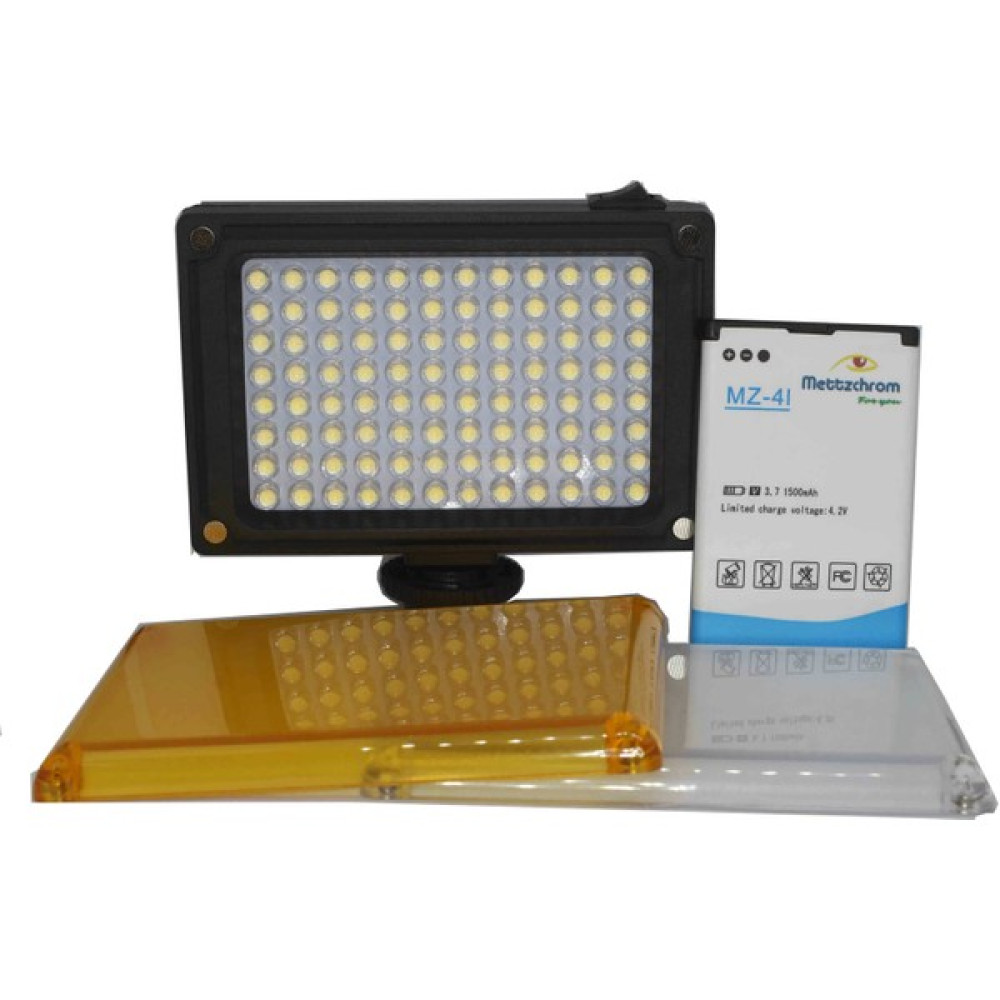 Mettzchrom 96 LED Video Kamera Tepe, Youtuber Işığı, Ürün Çekim Kamera Işığı Ft-96 1500MAH Bataryalı Video Kamera Aksesuarları Fiyatı