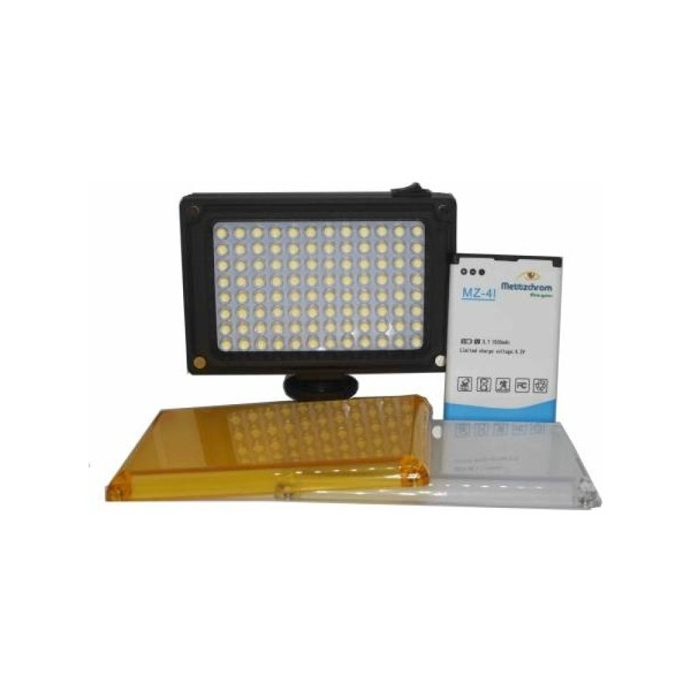 Mettzchrom 96 LED Video Kamera Tepe, Youtuber Işığı, Ürün Çekim Kamera Işığı Ft-96 1500MAH Çift Bataryalı Video Kamera Aksesuarları Fiyatı