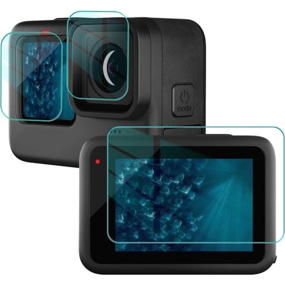 Mettzchrom Gopro 11 10 9 Için Cam Ekran Koruyucu Ön Arka LCD Ekran Lens Koruyucu Kırılmaz Cam Aksiyon Kameralar Fiyatı