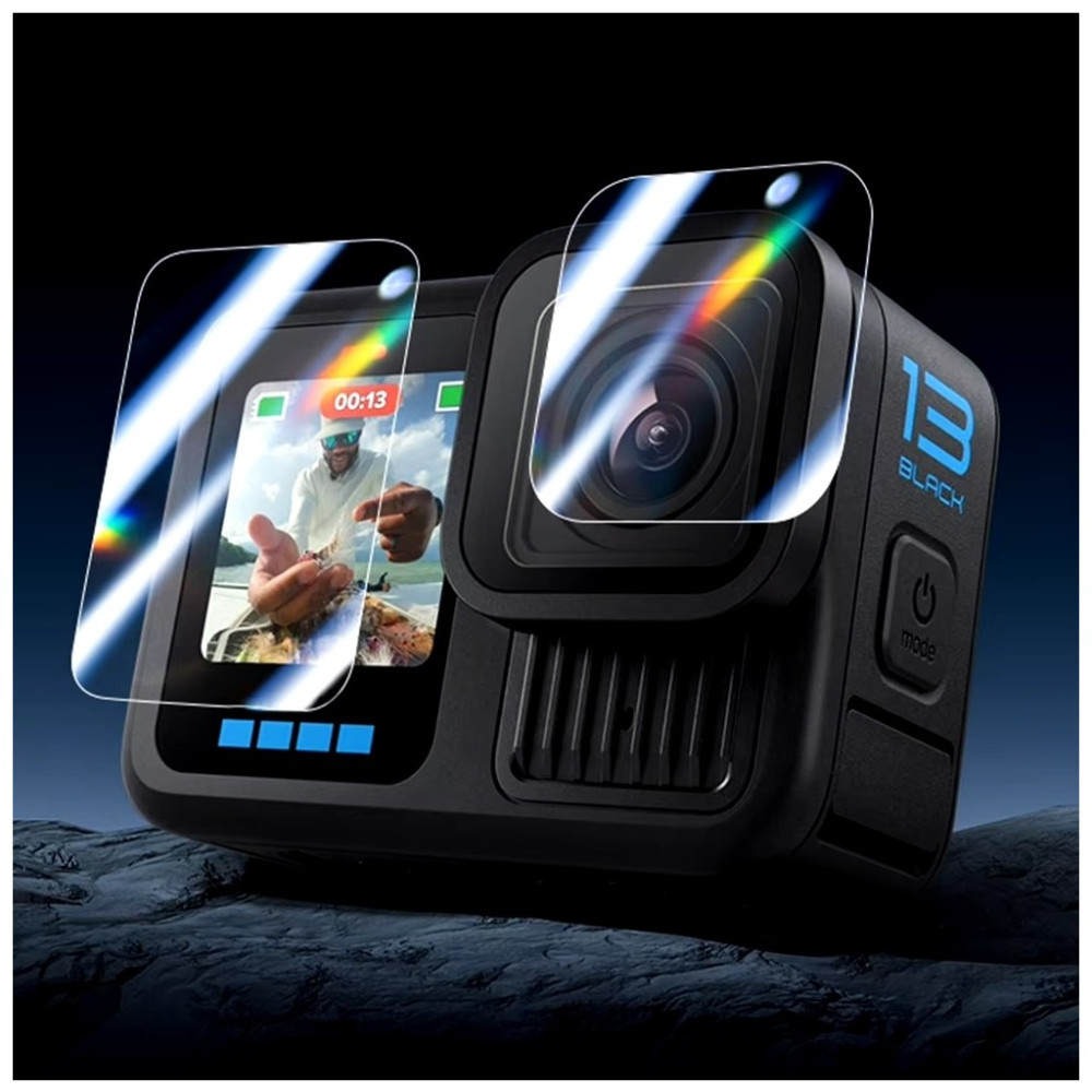 Mettzchrom Gopro 13 Uyumlu Cam Ekran Koruyucu 3 Parça Ön Arka LCD Ekran ve Lens Koruyucu Aksiyon Kamera Aksesuarları Fiyatı