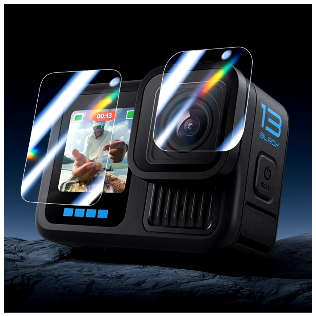 Mettzchrom Gopro 13 Uyumlu Cam Ekran Koruyucu 3 Parça Ön Arka LCD Ekran ve Lens Koruyucu Kırılmaz Cam SSD / Solid State Drive Fiyatı