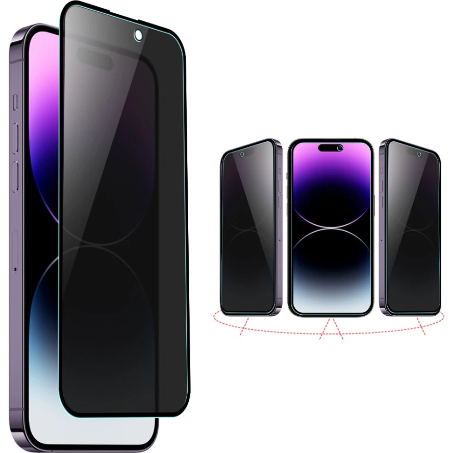 Mettzchrom iphone 14 Pro Max Uyumlu Kırılmaz Cam Privacy Hayalet Tam Kaplayan Ekran Koruyucu Diğer Fiyatı