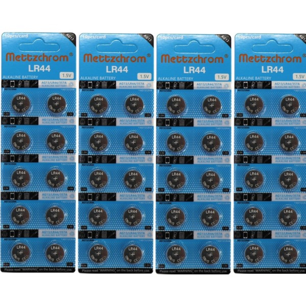 Mettzchrom Lazer Oyuncak Pili AG13 - LR44 - SR44 - A76 1.5V Alkalin Pil 40 Adet Diğer Fiyatı