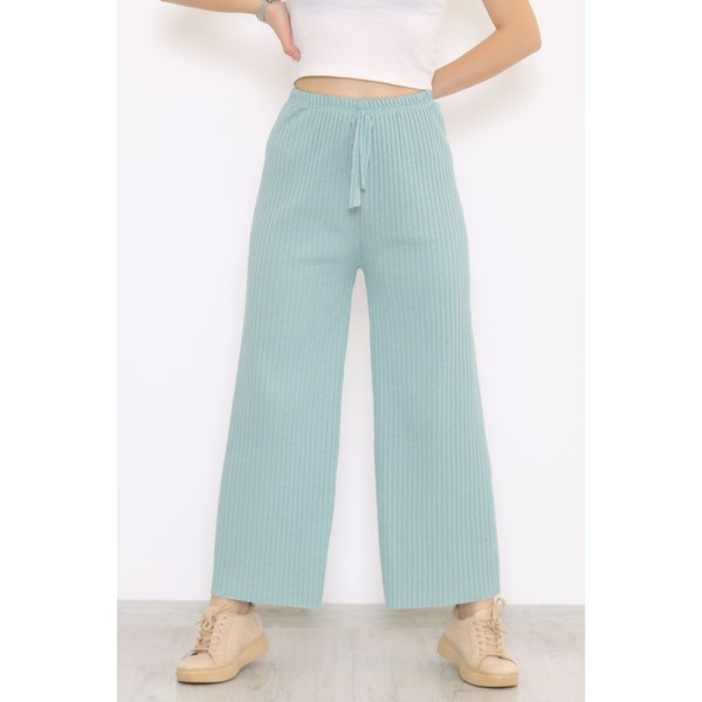 Mevafa Fitilli Pantolon Mint - 8337.1567. Kadın Pantolon Fiyatı
