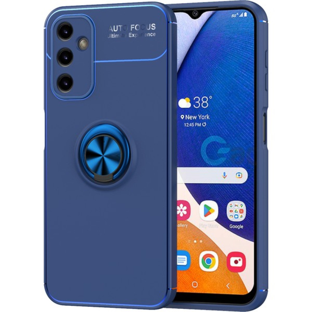 Mevatel Samsung Galaxy A34 Yüzüklü Silikon Kılıf - Lacivert Cep Telefonu Kılıfı Fiyatı
