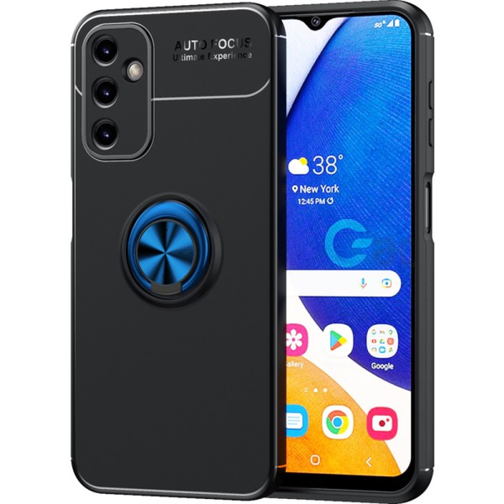Mevatel Samsung Galaxy A34 Yüzüklü Silikon Kılıf - Mavi Cep Telefonu Kılıfı Fiyatı