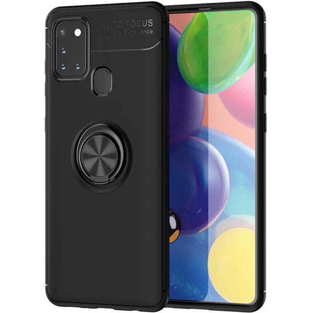 Mevatel Samsung Galaxy M31 Yüzüklü Silikon Kılıf - Siyah Cep Telefonu Kılıfı Fiyatı