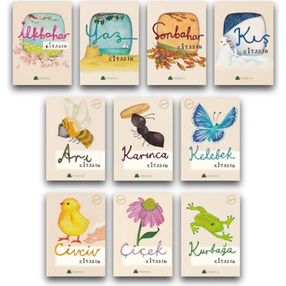 Mevsimler ve Doğa Seti (6 Ay-3 Yaş) 10 Kitap Çocuk ve Gençlik Fiyatı
