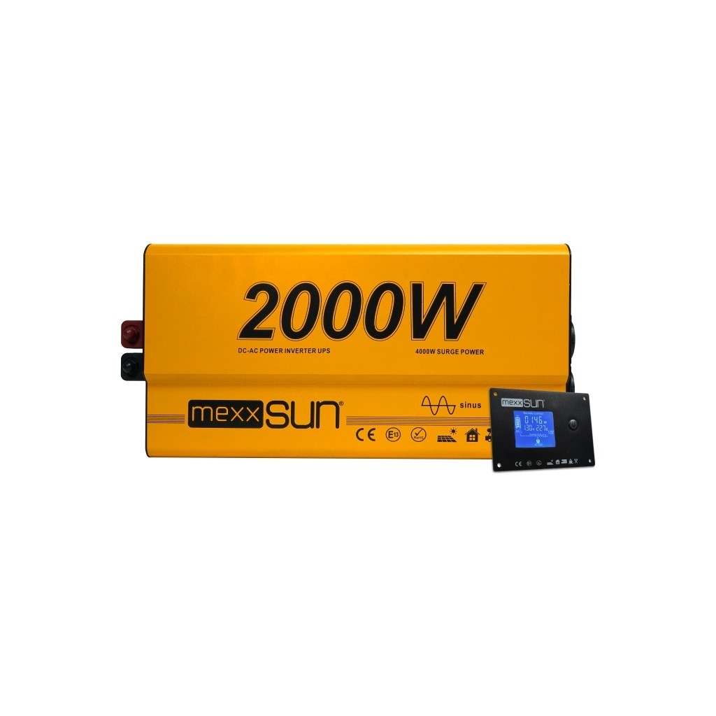 Mexxsun 12V 2000W Ats Ups Şarjlı Tam Sinüs Inverter (Ekranlı) – MEX2000TC Kesintisiz Güç Kaynakları (UPS) Fiyatı