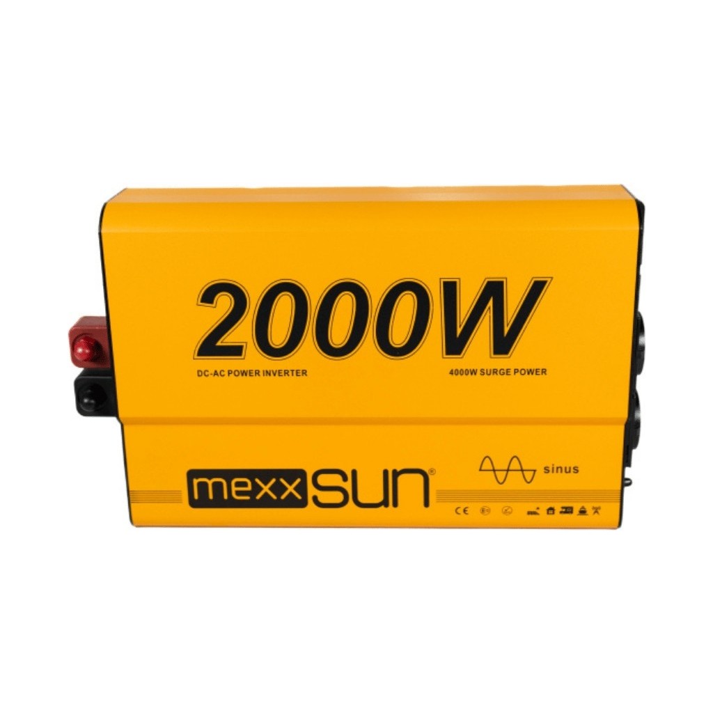 Mexxsun 12V Volt 2000W Tam Sinus Inverter 220V Çevirici Uzun Kablo ile Uyumlu Diğer Fiyatı