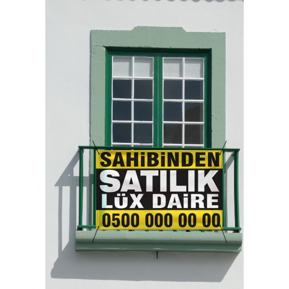 Mey Art 70X100 cm Sahibinden Satılık Dijital Baskı Branda - Kişiye Özel Baskılı - Sarı - Siyah Pano Fiyatı