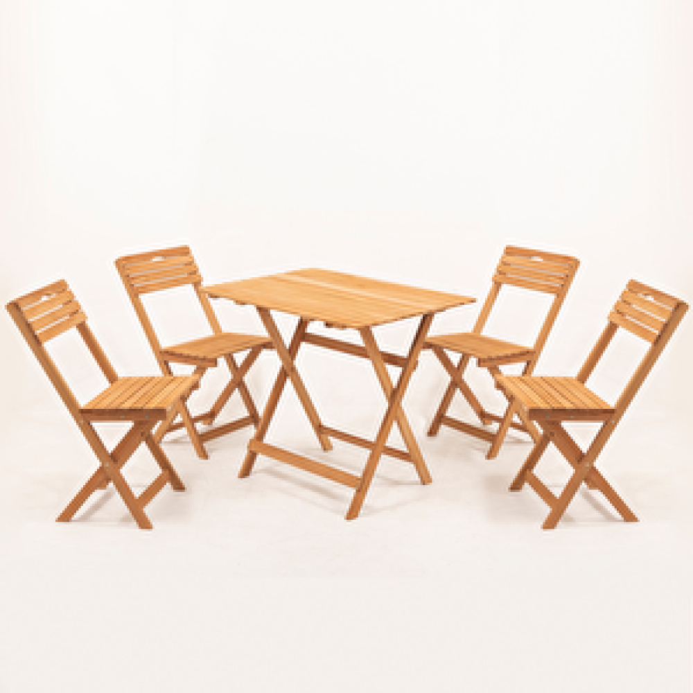 Meya Dekor 4+1 Katlanabilir Bistro Bahçe Balkon Mutfak Bistro Set Bahçe Masası Fiyatı