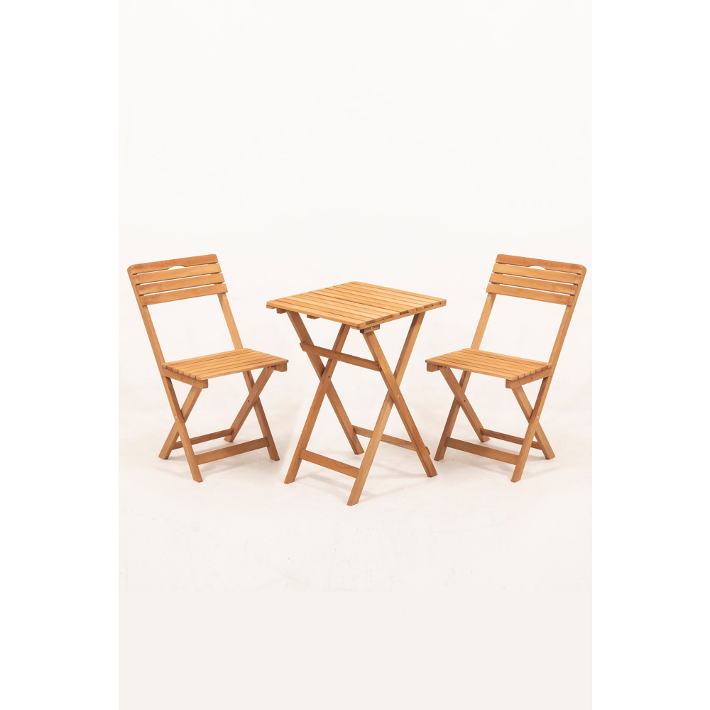 Meya Dekor Balkon - Bahçe - Mutfak 3lü Bistro Set 2 Sandalye 1 Masa Bahçe Mobilyası Takımı Fiyatı