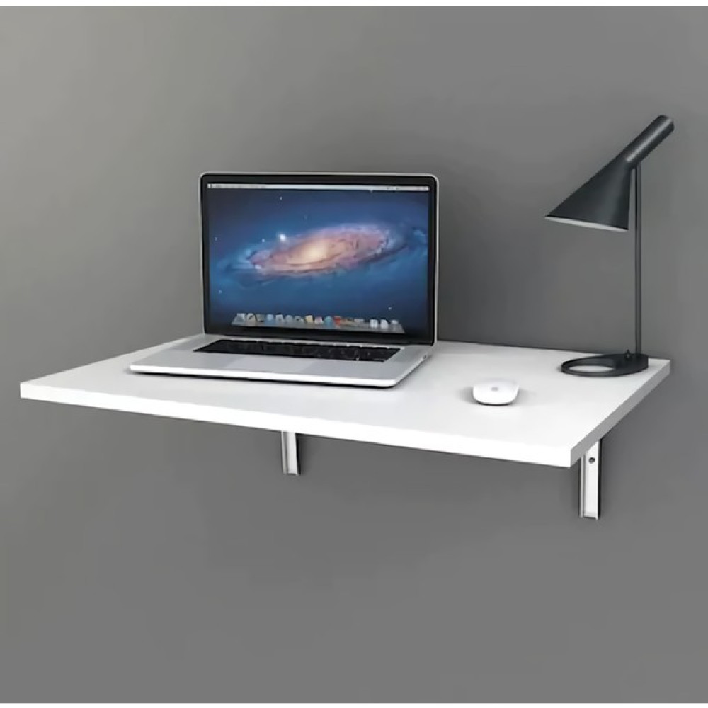 Meyamob Duvara Monte Katlanır Masa Beyaz Renk 45X60 cm - Y: 75 cm D: 45 cm G: 60 cm Çalışma Masası Fiyatı