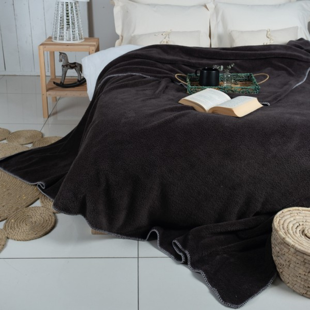 Meyn Collection 185 x 220 Extra Yumuşak Dokulu Antra Welsoft Battaniye - Antrasit - 185 x 220 cm Battaniye Fiyatı