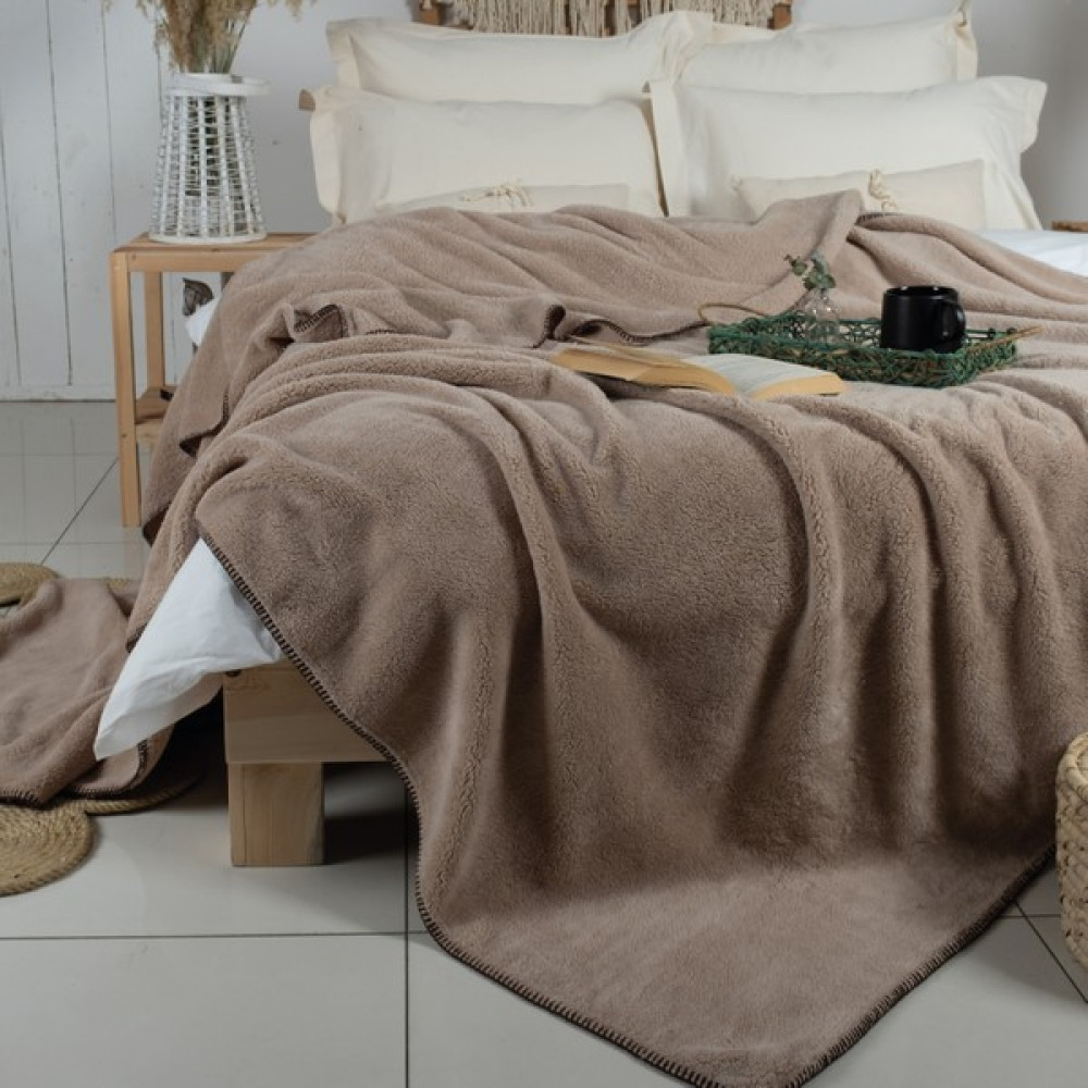 Meyn Collection 185 x 220 Extra Yumuşak Dokulu Bej Wellsoft Battaniye - 185 x 220 cm Battaniye Fiyatı
