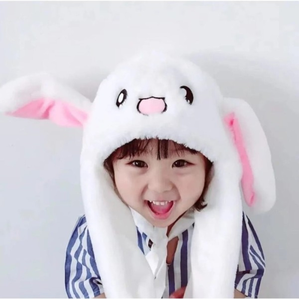 Meyra Accessories Işıklı Kulakları Oynar Şapka Cinnamoroll Stitch Tavşan Spiderman Kuromi Hediyeliik Rengarenk Yumuşacık Şapka Modeller - beyaz tavşan Peluş Oyuncaklar Fiyatı