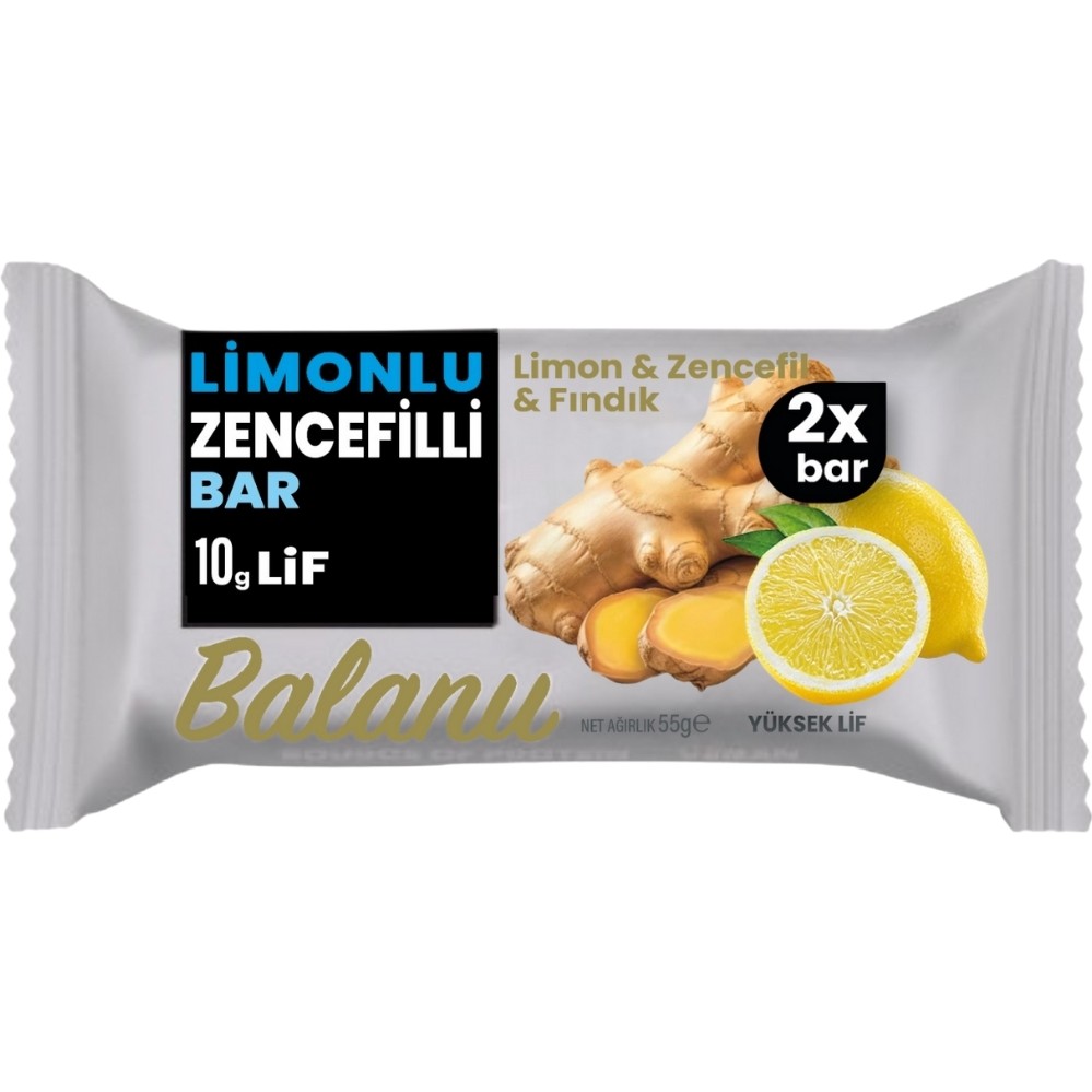 Meyveli Protein Bar Limon & Zencefil 55 gr Diğer Fiyatı