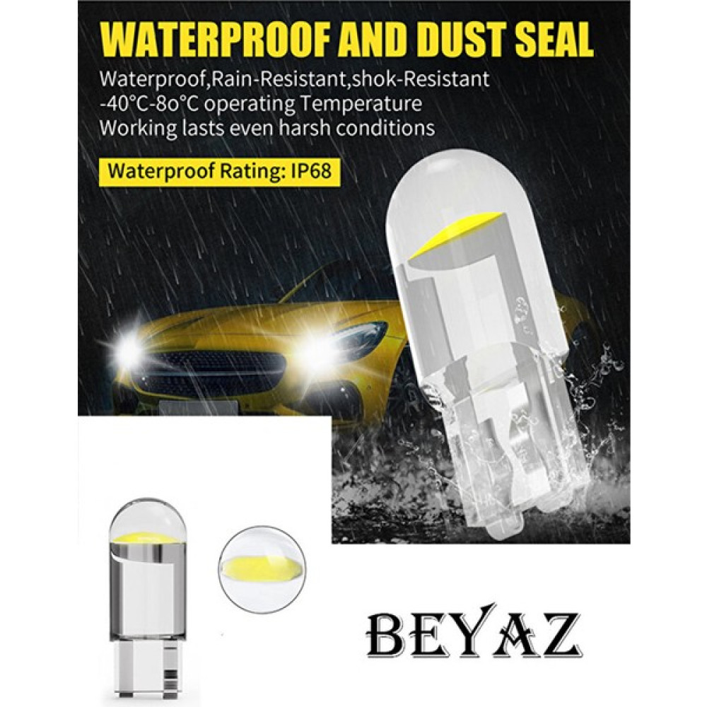 Meyzone Yeni Nesil T10 LED Dipsiz W5W Beyaz Park Tavan Plaka Ampülü Led Aydınlatmalar Fiyatı