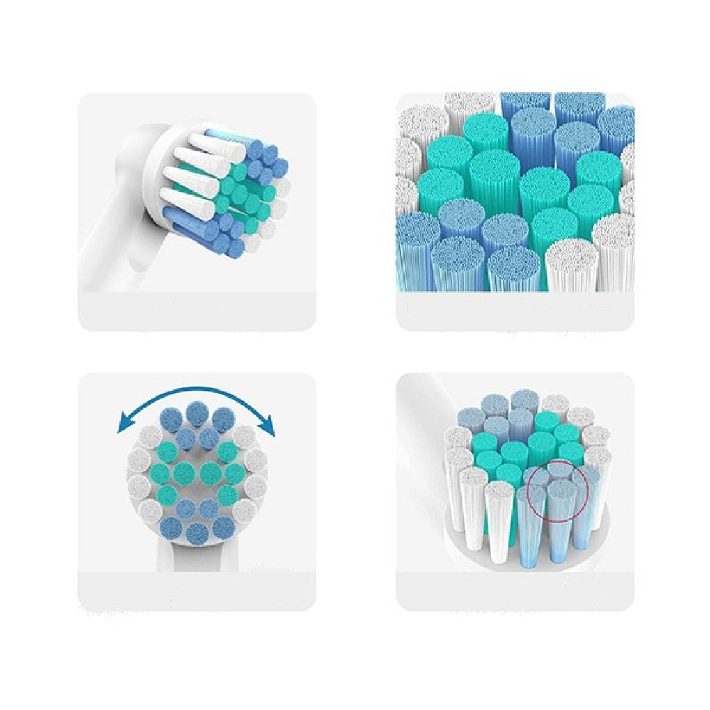 Mezigarc Oral B Uyumlu Şarjlı ve Pilli Diş Fırçası 4 Adet Yedek Başlık Yedek Fırça Başlık Şarjlı Diş Fırçası ve Aksesuarları Fiyatı