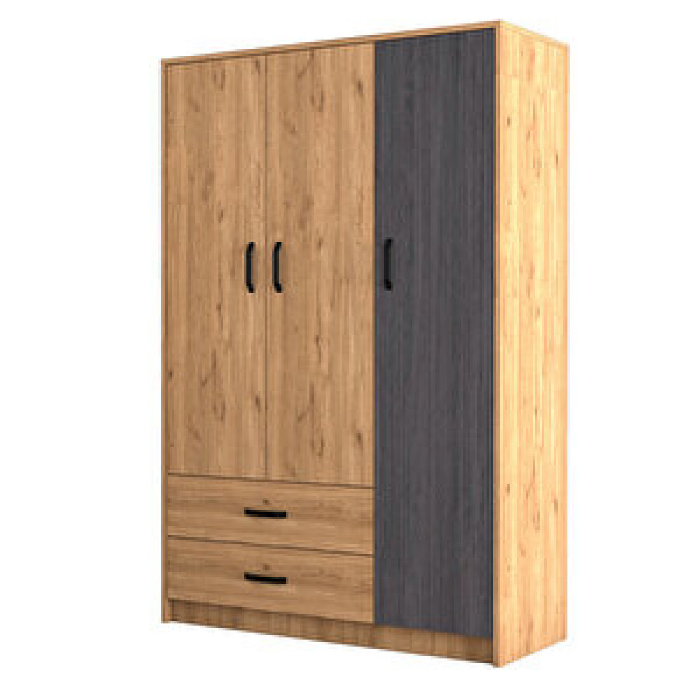 Mezza 3508 Grande Modern 120x182 3 Kapili Gardrop Sepet Trevi̇so Gardrop & Dolap Fiyatı