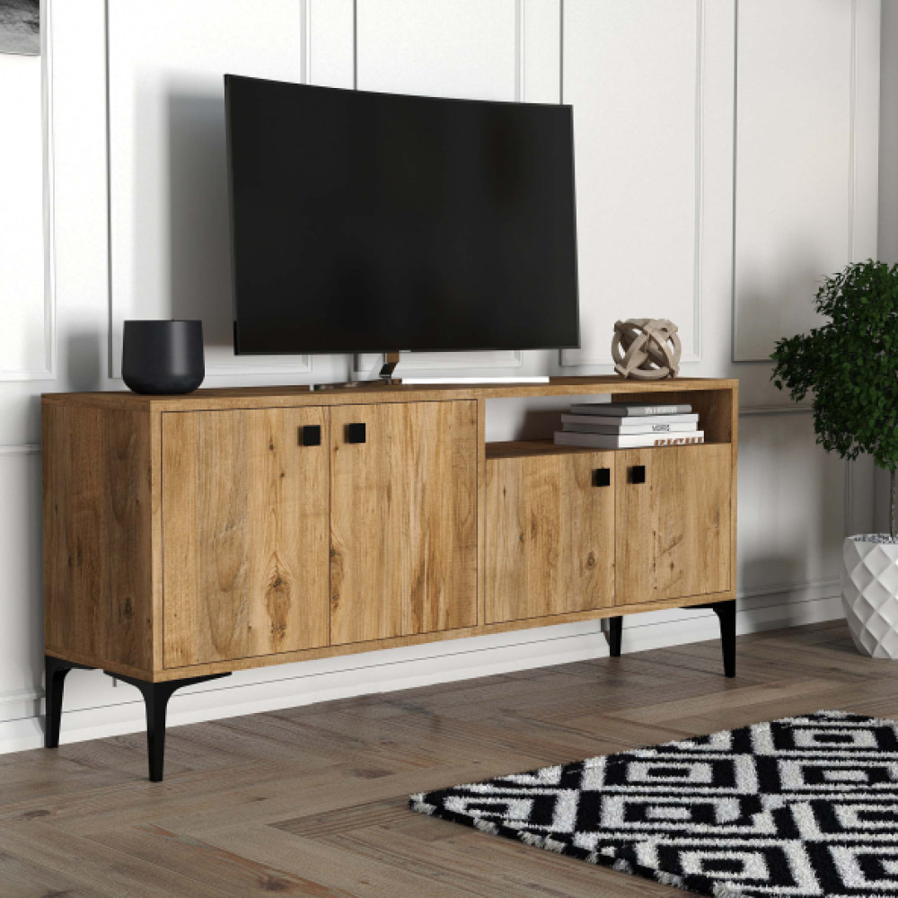 Mezza Artemıs 139 Cm Tv Unıtesı Atlantık Cam 1540 Tv Ünitesi / Sehpası Fiyatı