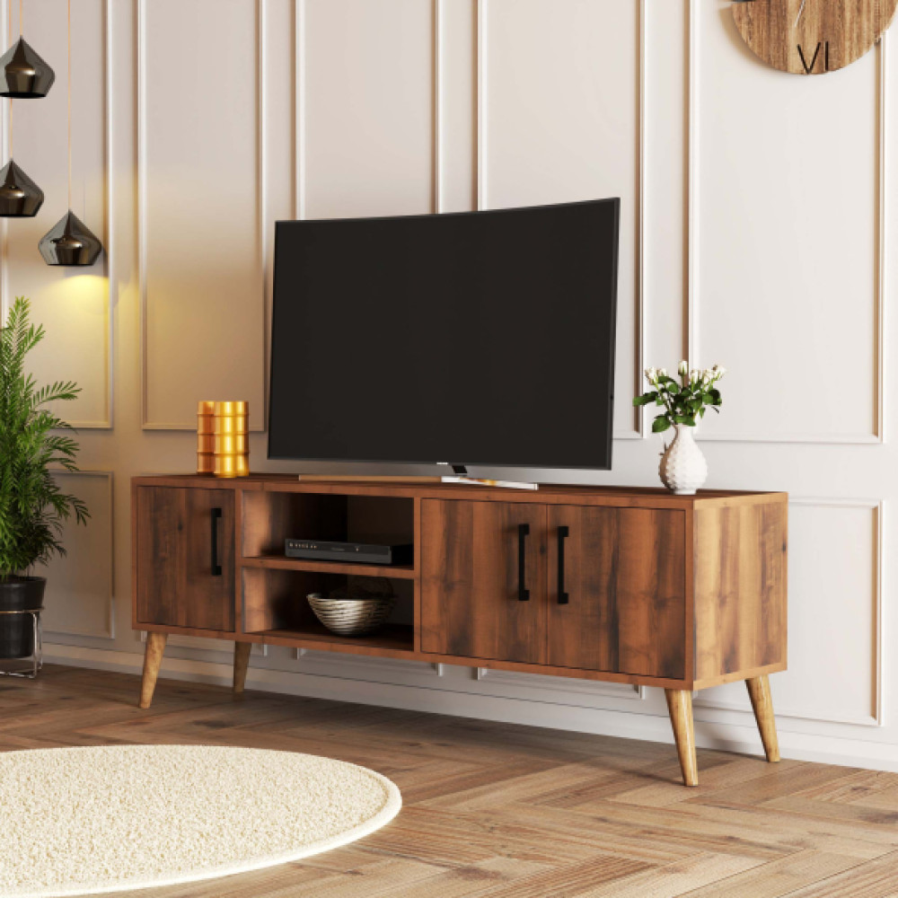 Mezza Exxen (Ahsap Ayakli) Tv Unitesi Hat 1582 Tv Ünitesi / Sehpası Fiyatı
