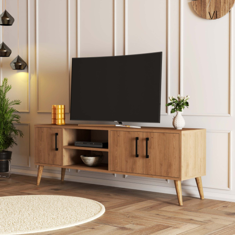 Mezza Exxen (Ahsap Ayakli) Tv Unitesi Sepet 1586 Tv Ünitesi / Sehpası Fiyatı