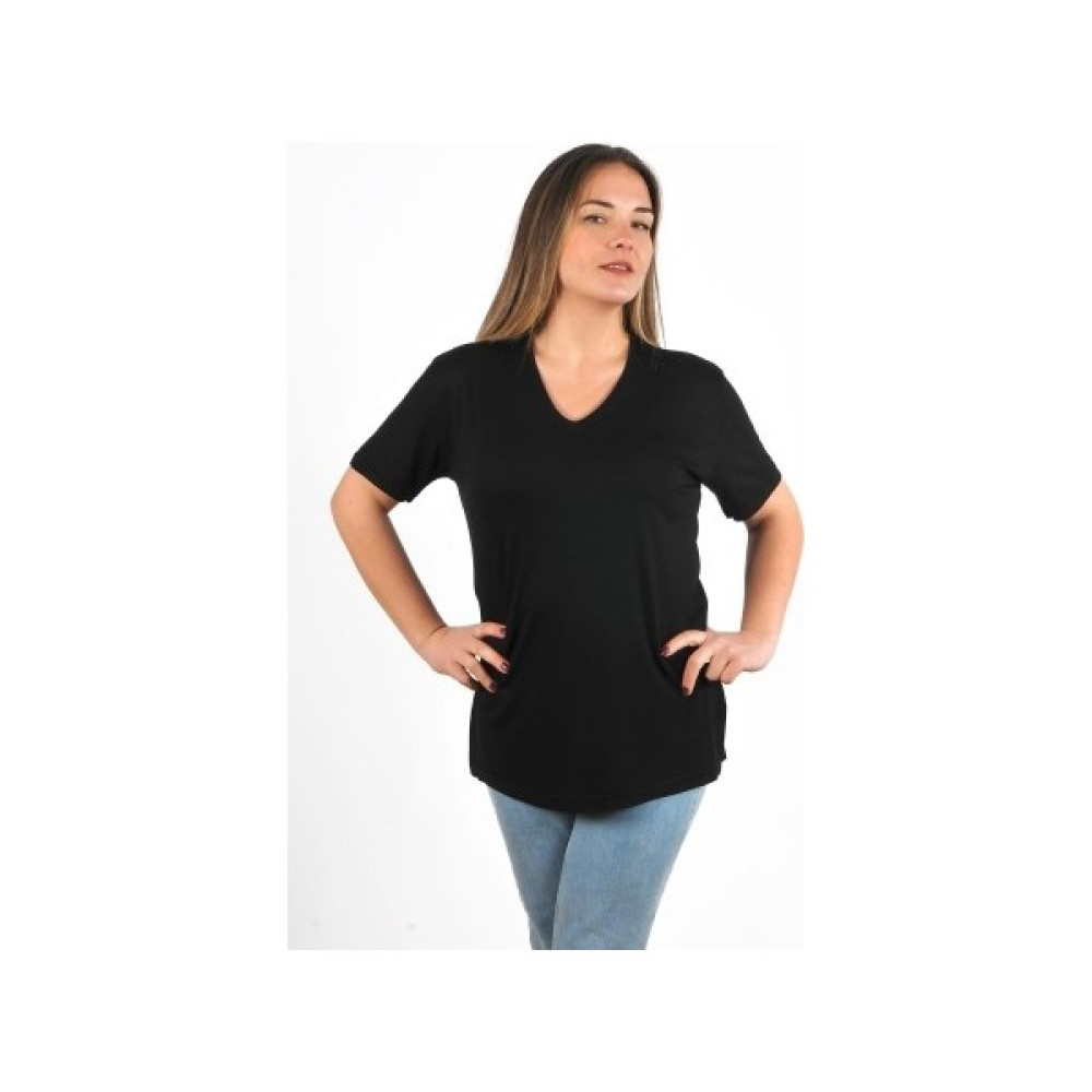 Mezzo V Yaka Basıc T-Shırt Bayan T-shirt Fiyatı