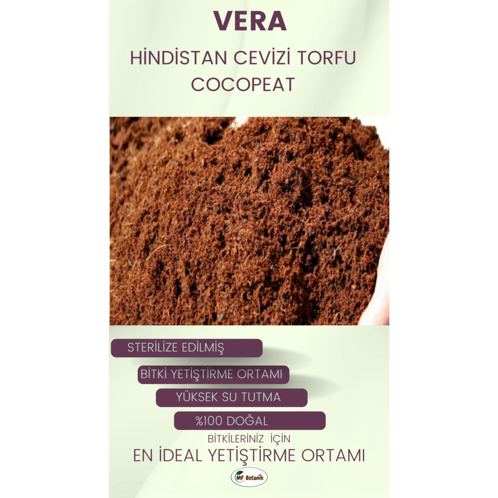 MF Botanik Hindistan Cevizi Torfu Cocopeat 5 lt Bitki Fiyatı
