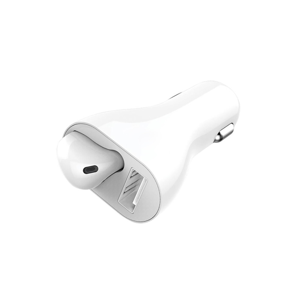 Mf Product Jettpower 0180 Araç Şarjı & Mono Bluetooth Kulaklık Beyaz Cep Telefonu Araç Kiti Fiyatı