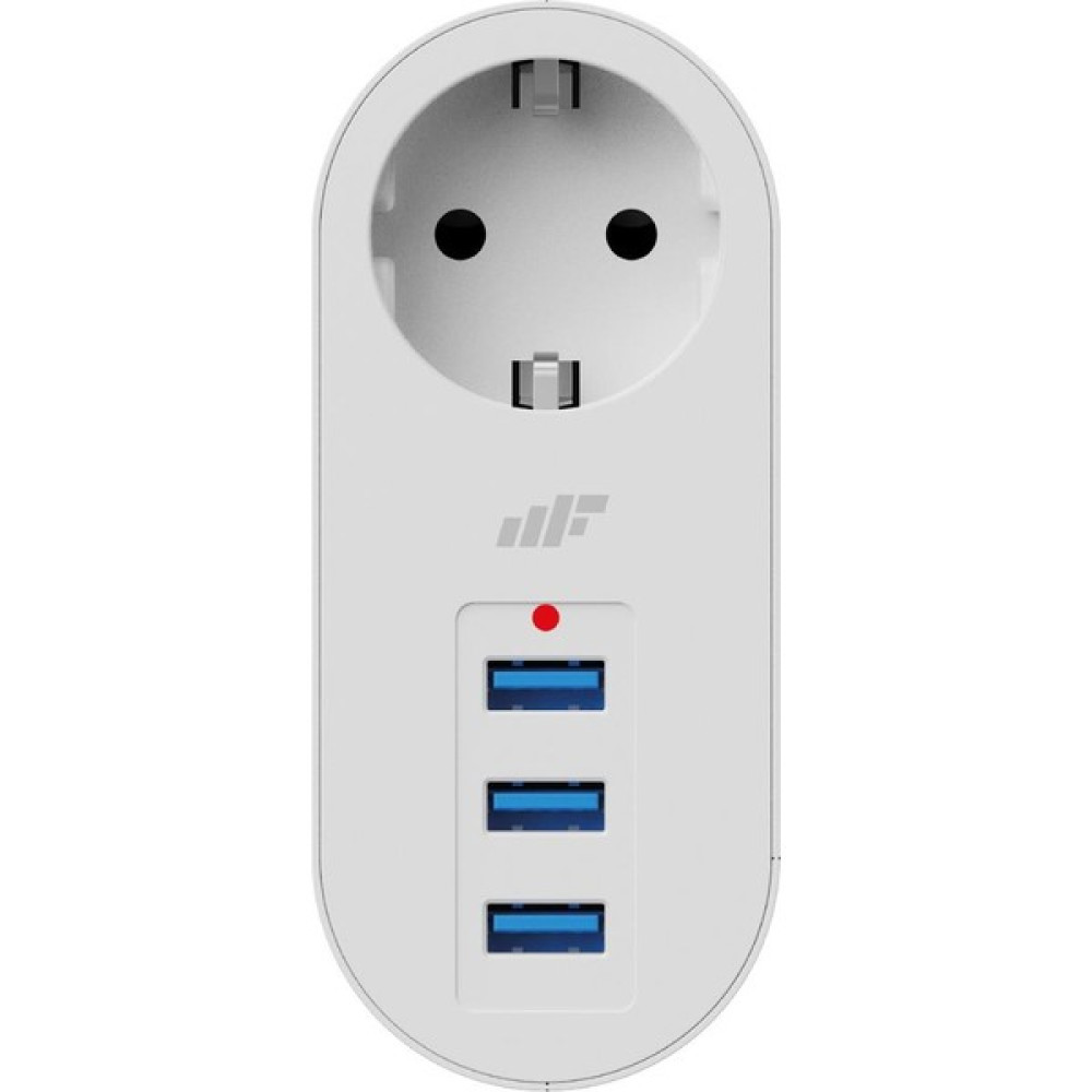 Mf Product Jettpower 0672 3 Usb'li Akım Korumalı Priz - Beyaz Prizler Fiyatı