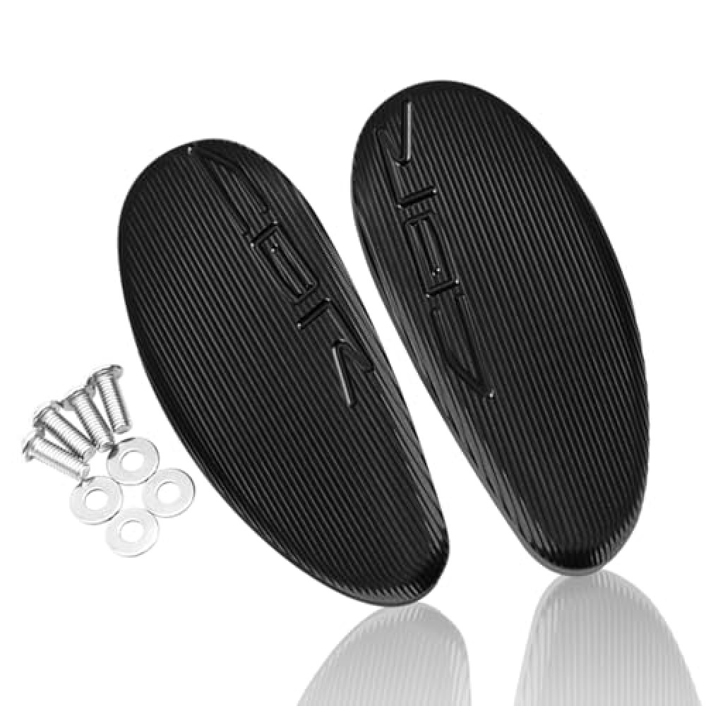 MFGZD Motorcycle Mirror Block Off Base Plates,1pair CNC Aluminum Rearview Mirror Block Off Base Decorative Plate Compatible With CBR1000RR 2008-2019 | CBR1000RR-R CBR1000RR-R SP 2020-2024 (Black)