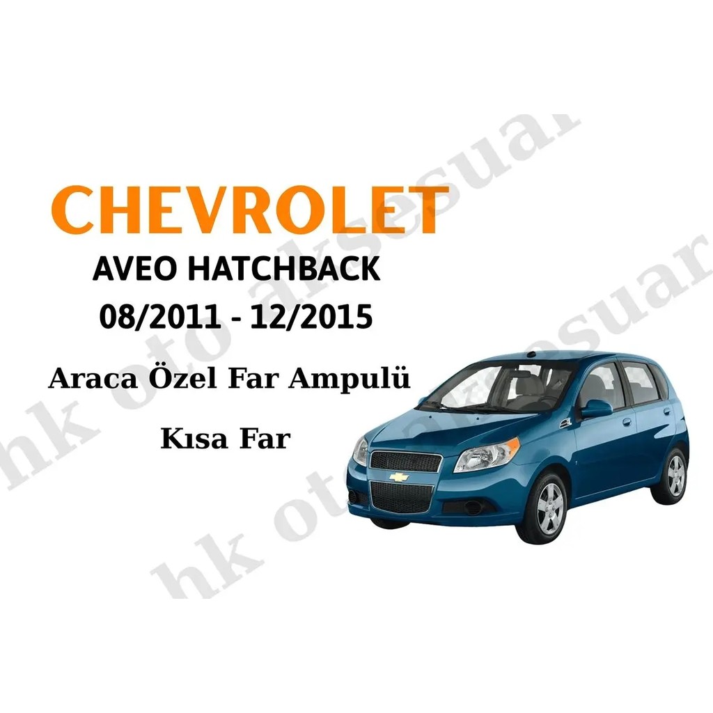 MFK Aveo Hatchback 08/2011 - 12/2015 Kısa Far Ampulü H7 Araba & Motorsiklet Aksesuarı Fiyatı