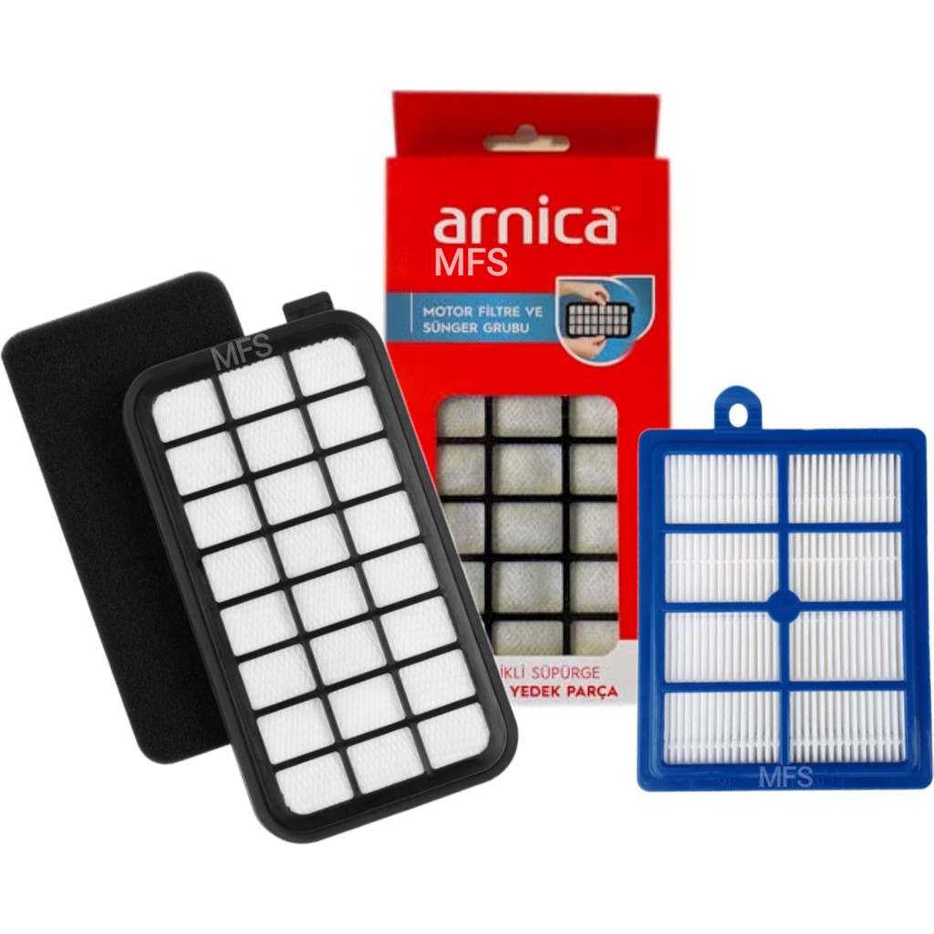 MFS Arnica Tesla Premium ET14320 Uyumlu Kutulu Hepa Filtre Seti Elektrikli Süpürge Aksesuarları Fiyatı